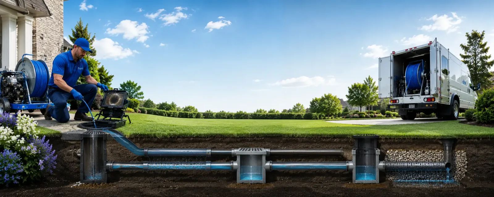 Outdoor drain cleaning information for Pompton Lakes, NJ